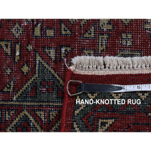 Load image into Gallery viewer, 4&#39;x6&#39; Wine Red, Pure Silk, Tabriz Haji Jalili Paisley Design, Hand Knotted, Soft Pile, Oriental Rug FWR453882