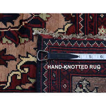 Load image into Gallery viewer, 2&#39;10&quot;x18&#39;10&quot; Vermilion Red, Afghan Khamyab, Denser Weave, Shiny Hand Spun Wool, Hand Knotted, Xl Runner Oriental Rug FWR525708