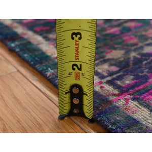 3'1"x19'3" Goldenrod Yellow, Mamluk Design, Sari Silk With Textured Wool, Hand Knotted, Xl Runner Oriental Rug FWR525750