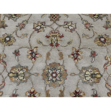 Load image into Gallery viewer, 2&#39;8&quot;x14&#39;1&quot; Ivory, Rajasthan Design, Half Wool And Half Silk, Thick And Plush, Xl Runner Oriental Rug FWR525768