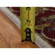 Load image into Gallery viewer, 2&#39;8&quot;x14&#39;1&quot; Ivory, Rajasthan Design, Half Wool And Half Silk, Thick And Plush, Xl Runner Oriental Rug FWR525768