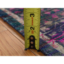 Load image into Gallery viewer, 3&#39;1&quot;x16&#39;1&quot; Colorful, Mamluk Design, Sari Silk With Textured Wool, Xl Runner, Hand Knotted, Oriental Rug FWR525828