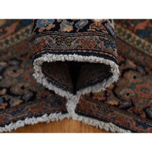 Load image into Gallery viewer, 4&#39;4&quot;x6&#39;9&quot; Amber Brown, Antique Persian Fereghan Sarouk, Excellent Condition, Clean And Soft, Even Wear, 100% Wool, Hand Knotted, Oriental Rug FWR525834