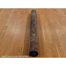 Load image into Gallery viewer, 4&#39;4&quot;x6&#39;9&quot; Amber Brown, Antique Persian Fereghan Sarouk, Excellent Condition, Clean And Soft, Even Wear, 100% Wool, Hand Knotted, Oriental Rug FWR525834