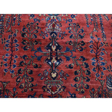 Load image into Gallery viewer, 10&#39;8&quot;x17&#39;2&quot; Ruby Red, Antique Persian Sarouk, Extra Long, Excellent Condition, Clean And Soft, Even Wear, 100% Wool, Hand Knotted, Oversized, Oriental Rug FWR525846