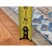 Load image into Gallery viewer, 11&#39;9&quot;x15&#39;2&quot; Tortilla Brown, Antiqued Tabriz Vase and Flower Blossom Design, Hi-Lo Pile, Silk with Textured Wool, Hand Knotted, Oversized, Oriental Rug FWR525864