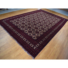 Load image into Gallery viewer, 13&#39;x19&#39;4&quot; Bone White, Oversized, Afghan Khamyab, Hand Knotted, Denser Weave With Shiny Wool, Oriental Rug FWR526020