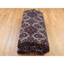 Load image into Gallery viewer, 13&#39;x19&#39;4&quot; Bone White, Oversized, Afghan Khamyab, Hand Knotted, Denser Weave With Shiny Wool, Oriental Rug FWR526020