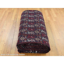 Load image into Gallery viewer, 12&#39;10&quot;x19&#39;7&quot; Ruby Red, Denser Weave With Shiny Wool, Afghan Khamyab With Intricate Compartment Box Design, Hand Knotted, Oversized Oriental Rug FWR526026