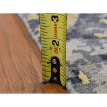 Load image into Gallery viewer, 8&#39;x10&#39;2&quot; Millennium Blue, Abstract Design, Wool And Silk, Hand Knotted, Oriental Rug FWR526212