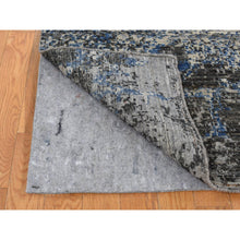 Load image into Gallery viewer, 8&#39;1&quot;x10&#39;1&quot; Cloud Gray, Broken Flower Design, Pure Wool, Hand Knotted, Oriental Rug FWR526236