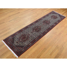 Load image into Gallery viewer, 2&#39;9&quot;x11&#39;4&quot; Ivory, Hand Knotted, 300 Kpsi, Hand Spun New Zealand Wool, Bijar Mahi, Runner Oriental Rug FWR526368