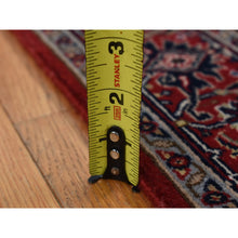 Load image into Gallery viewer, 2&#39;9&quot;x11&#39;4&quot; Ivory, Hand Knotted, 300 Kpsi, Hand Spun New Zealand Wool, Bijar Mahi, Runner Oriental Rug FWR526368