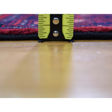Load image into Gallery viewer, 3&#39;3&quot;x5&#39;6&quot; Vermilion Red, Afghan Khamyab, Denser Weave with Shiny Wool, Hand Knotted, Oriental Rug FWR526608