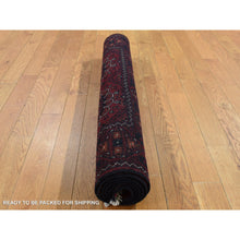 Load image into Gallery viewer, 3&#39;3&quot;x5&#39;6&quot; Vermilion Red, Afghan Khamyab, Denser Weave with Shiny Wool, Hand Knotted, Oriental Rug FWR526608