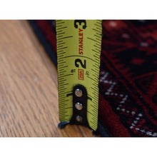 Load image into Gallery viewer, 3&#39;3&quot;x5&#39;6&quot; Vermilion Red, Afghan Khamyab, Denser Weave with Shiny Wool, Hand Knotted, Oriental Rug FWR526608