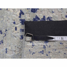 Load image into Gallery viewer, 2&#39;x3&#39;1&quot; Gainsboro Gray, Diminishing Cypress Tree With Medallion Design, Silk With Textured Wool, Hand Knotted, Sample Oriental Rug FWR526764