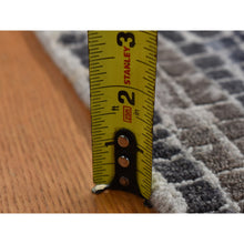 Load image into Gallery viewer, 2&#39;3&quot;x3&#39;2&quot; Cloud Gray, Silken, Roman Mosaic Design, Hand Knotted, Sample Oriental Rug FWR526806