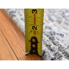 Load image into Gallery viewer, 2&#39;2&quot;x3&#39; Ash Gray, Silken, Roman Mosaic Design, Hand Knotted, Sample Mat Oriental Rug FWR526866