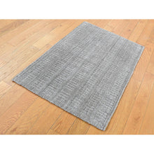 Load image into Gallery viewer, 2&#39;x3&#39; Spanish Gray, 100% Wool, Tone on Tone Design, Hand Loomed, Sample Oriental Rug FWR526950