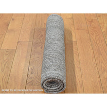Load image into Gallery viewer, 2&#39;x3&#39; Spanish Gray, 100% Wool, Tone on Tone Design, Hand Loomed, Sample Oriental Rug FWR526950