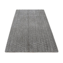 Load image into Gallery viewer, 2&#39;x3&#39; Scorpion Gray, Hand Loomed, Tone on Tone Design, 100% Wool, Sample Oriental Rug FWR526980
