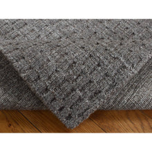 Load image into Gallery viewer, 2&#39;x3&#39; Scorpion Gray, Hand Loomed, Tone On Tone Design, 100% Wool, Sample Oriental Rug FWR526980