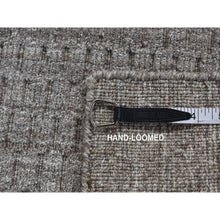Load image into Gallery viewer, 2&#39;x3&#39; Scorpion Gray, Hand Loomed, Tone on Tone Design, 100% Wool, Sample Oriental Rug FWR526980
