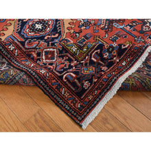 Load image into Gallery viewer, 8&#39;x10&#39;7&quot; Persian Red, Antique Persian Karajeh, All Over Repetitive Geometric Medallions, Full Pile, Soft and Professionally Cleaned, Hand Knotted, Pure Wool, Oriental Rug FWR527058