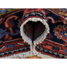 Load image into Gallery viewer, 8&#39;x10&#39;7&quot; Persian Red, Antique Persian Karajeh, All Over Repetitive Geometric Medallions, Full Pile, Soft and Professionally Cleaned, Hand Knotted, Pure Wool, Oriental Rug FWR527058
