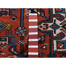 Load image into Gallery viewer, 8&#39;x10&#39;7&quot; Persian Red, Antique Persian Karajeh, All Over Repetitive Geometric Medallions, Full Pile, Soft and Professionally Cleaned, Hand Knotted, Pure Wool, Oriental Rug FWR527058
