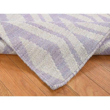 Load image into Gallery viewer, 2&#39;8&quot;x8&#39; Little Princess Purple, 100% Wool, Hand Woven, Flat Weave Reversible Kilim, Runner Oriental Rug FWR527064