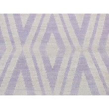 Load image into Gallery viewer, 2&#39;8&quot;x8&#39; Little Princess Purple, 100% Wool, Hand Woven, Flat Weave Reversible Kilim, Runner Oriental Rug FWR527064
