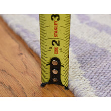 Load image into Gallery viewer, 2&#39;8&quot;x8&#39; Little Princess Purple, 100% Wool, Hand Woven, Flat Weave Reversible Kilim, Runner Oriental Rug FWR527064
