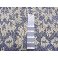 Load image into Gallery viewer, 5&#39;3&quot;x7&#39;5&quot; Lavender Purple, 100% Wool, Hand Woven, Flat Weave Kilim, Reversible Oriental Rug FWR527190