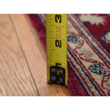 Load image into Gallery viewer, 4&#39;7&quot;x6&#39;7&quot; Vanilla White, Antique Persian Pictorial Kashan With Deer, Lion, Monkey, Bird And More, Full Pile, Mint Condition, Hand Knotted, Pure Wool, Oriental Rug FWR527250