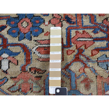 Load image into Gallery viewer, 9&#39;3&quot;x12&#39;4&quot; Beige, Antique Persian Heriz with All Over Design, Pure Wool, Good Condition, Hand Knotted, Clean, Sides and Ends Professionally Secured, Oriental Rug FWR527508