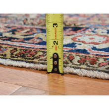 Load image into Gallery viewer, 9&#39;3&quot;x12&#39;4&quot; Beige, Antique Persian Heriz with All Over Design, Pure Wool, Good Condition, Hand Knotted, Clean, Sides and Ends Professionally Secured, Oriental Rug FWR527508