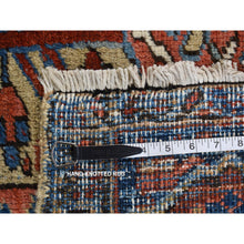 Load image into Gallery viewer, 9&#39;3&quot;x12&#39;4&quot; Beige, Antique Persian Heriz with All Over Design, Pure Wool, Good Condition, Hand Knotted, Clean, Sides and Ends Professionally Secured, Oriental Rug FWR527508