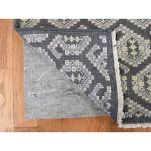 Load image into Gallery viewer, 2&#39;x3&#39; Fossil Gray, Oushak All Over Paisley Design, Turkish Knot, Hand Knotted, 100% Wool, Mat Oriental Rug FWR527532
