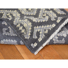 Load image into Gallery viewer, 2&#39;x3&#39; Fossil Gray, Oushak All Over Paisley Design, Turkish Knot, Hand Knotted, 100% Wool, Mat Oriental Rug FWR527532