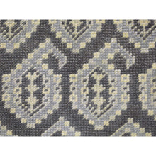 Load image into Gallery viewer, 2&#39;x3&#39; Fossil Gray, Oushak All Over Paisley Design, Turkish Knot, Hand Knotted, 100% Wool, Mat Oriental Rug FWR527532