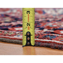 Load image into Gallery viewer, 9&#39;8&quot;x12&#39;10&quot; Crimson Red, Antique Persian Heriz, Rosette And Serrated Leaf Design Border, Hand Knotted, Pure Wool, Clean, Sides And Ends Professionally Secured, Oriental Rug FWR527598