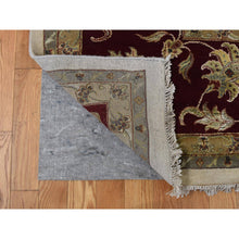 Load image into Gallery viewer, 12&#39;x18&#39;2&quot; Ivory, Hand Knotted, Thick and Plush, Half Wool and Half Silk, Rajasthan Design, Oversized Oriental Rug FWR527712