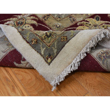 Load image into Gallery viewer, 12&#39;x18&#39;2&quot; Ivory, Hand Knotted, Thick And Plush, Half Wool And Half Silk, Rajasthan Design, Oversized Oriental Rug FWR527712