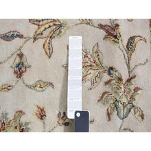 Load image into Gallery viewer, 12&#39;x18&#39;2&quot; Ivory, Hand Knotted, Thick And Plush, Half Wool And Half Silk, Rajasthan Design, Oversized Oriental Rug FWR527712