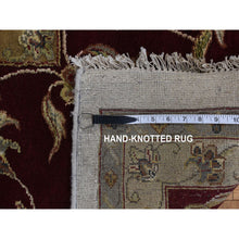 Load image into Gallery viewer, 12&#39;x18&#39;2&quot; Ivory, Hand Knotted, Thick And Plush, Half Wool And Half Silk, Rajasthan Design, Oversized Oriental Rug FWR527712