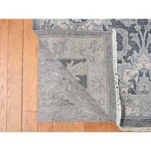 Load image into Gallery viewer, 12&#39;x15&#39;8&quot; Ash Gray, Hand Knotted, Oushak Influence, Silk With Textured Wool, Oversized Oriental Rug FWR527718