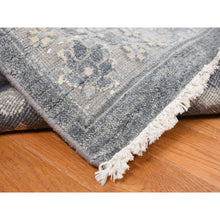 Load image into Gallery viewer, 12&#39;x15&#39;8&quot; Ash Gray, Hand Knotted, Oushak Influence, Silk With Textured Wool, Oversized Oriental Rug FWR527718