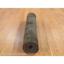 Load image into Gallery viewer, 2&#39;5&quot;x8&#39; Tan Color, Washed Out Afghan Baluch with Natural Colors, Pure Wool, Hand Knotted, Runner Oriental Rug FWR527730